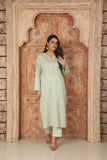 ASH GRAY EMBROIDED 2PCS FABRIC LAWN SUIT